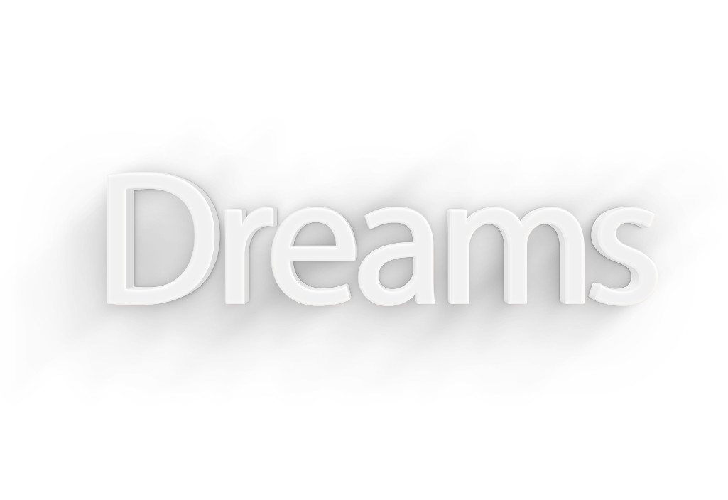 Dreams png, word Dreams png, Dreams word png, Dreams text png, Dreams font png, word Dreams text effects typography PNG transparent images